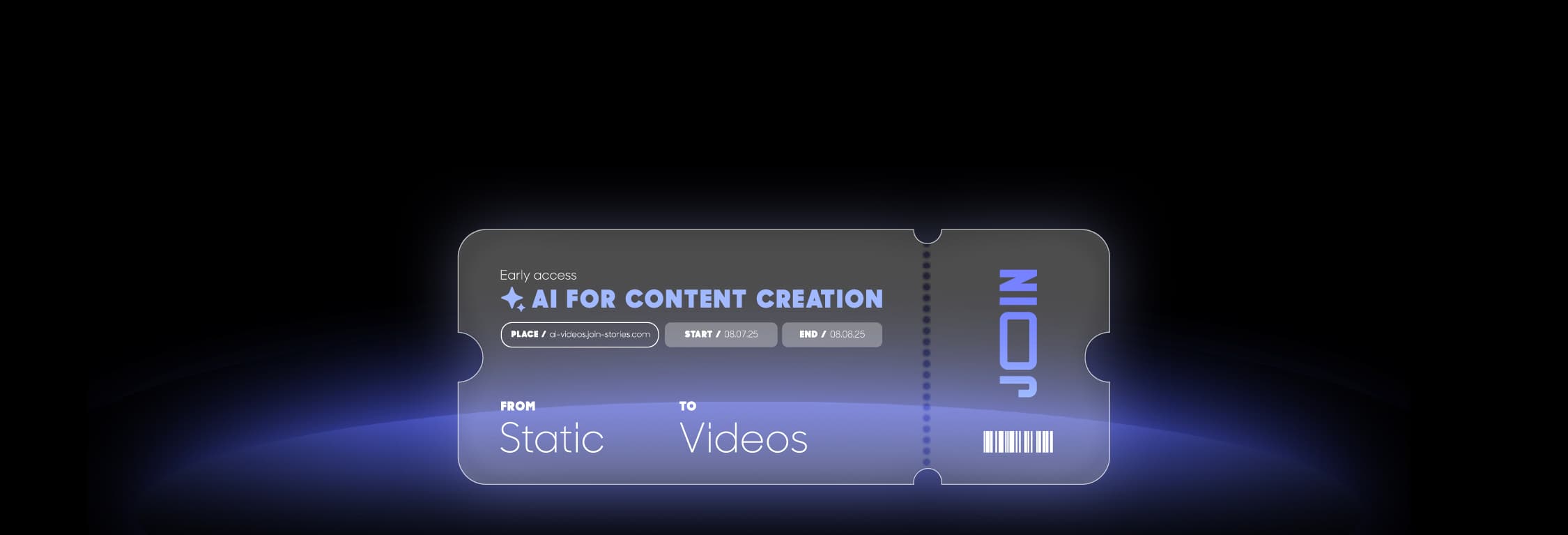 AI Beta Ticket - Desktop